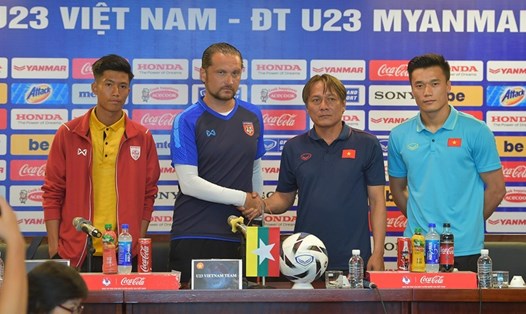 Bùi Tiến Dũng sẽ cùng các đồng đội đối đầu U23 Myanmar. Ảnh: Viết Lương