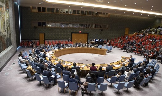 Một phiên họp của Hội đồng bảo an Liên Hợp Quốc. Ảnh: UN.