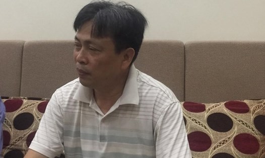 Ông Đào Văn Thuấn trao đổi về vụ việc với PV.