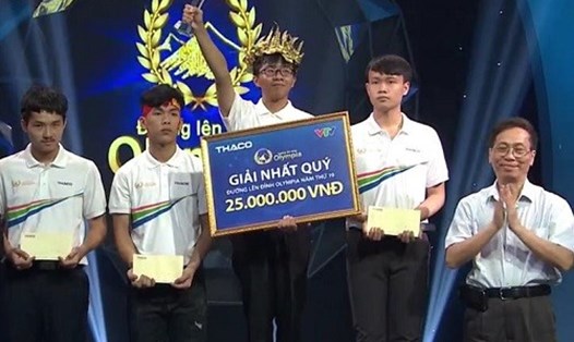 Nguyễn Bá Vinh về nhất cuộc thi quý 3 với 260 điểm. Ảnh chụp màn hình
