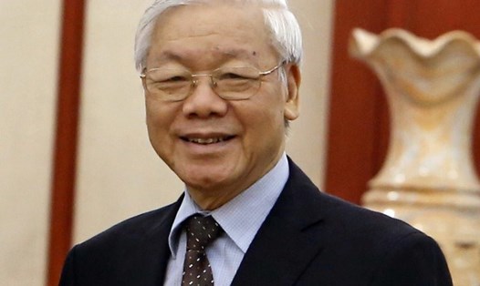 Tổng Bí thư, Chủ tịch Nước Nguyễn Phú Trọng. Ảnh: AP.