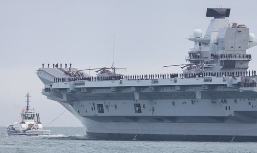 Tàu sân bay HMS Queen Elizabeth. Ảnh: Global Look Press