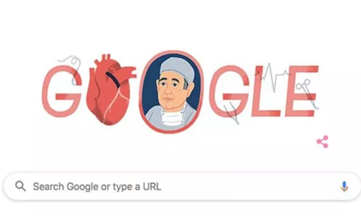 Google Doodle vinh danh bác sĩ Rene Favaloro. Ảnh: Google