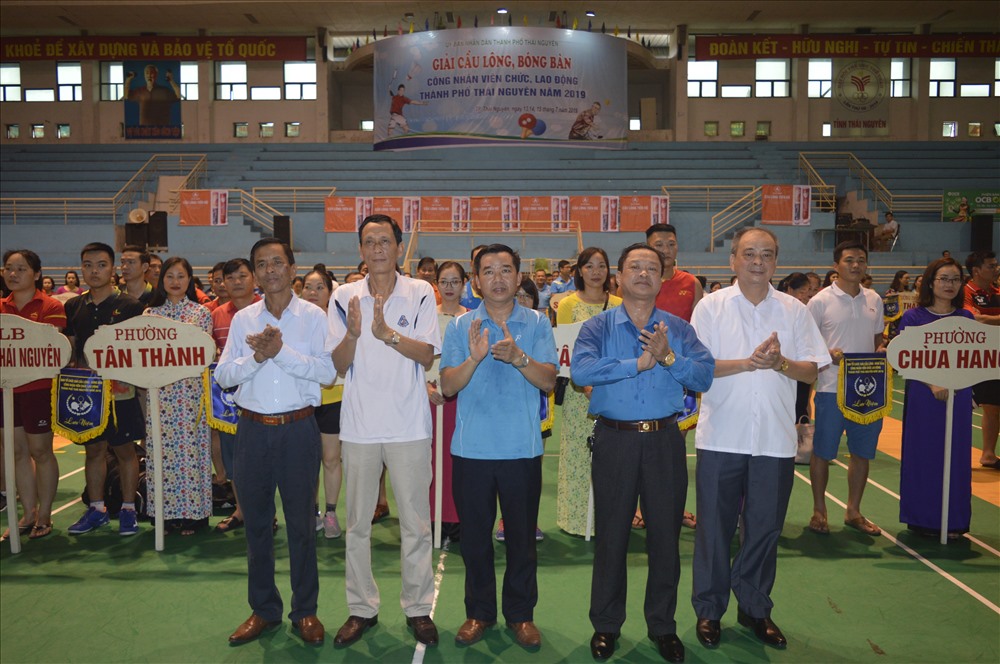 Giải thể thao thu hút nhiều vận động viên ở các công đoàn cơ sở tham dự.