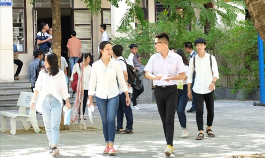 Các thí sinh tham dự kỳ thi THPT Quốc gia 2019 tại TP Đà Nẵng. ảnh: H.Vinh