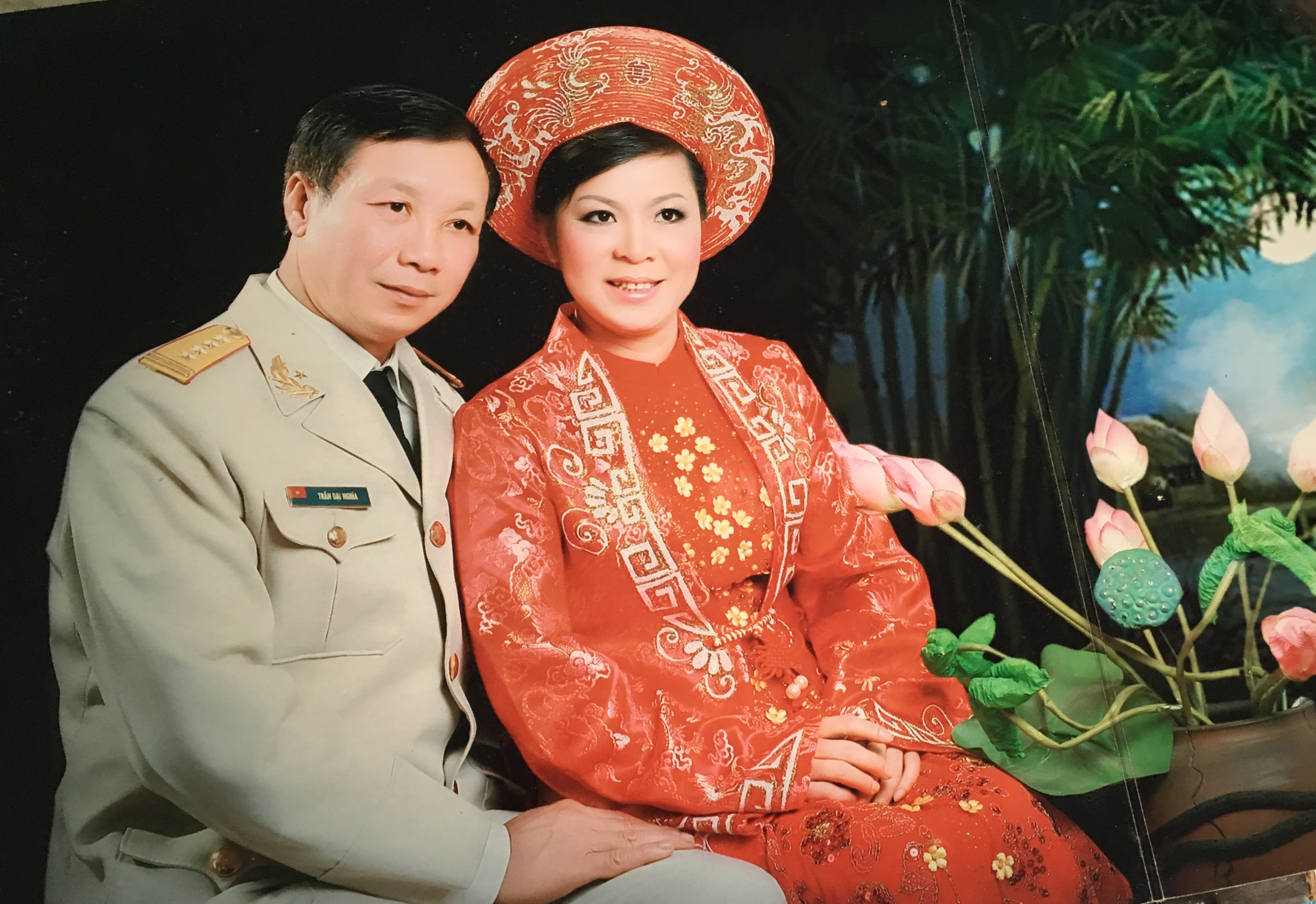 Anh Trần Đại Nghĩa và chị Lê Kim Khánh. Ảnh: NVCC