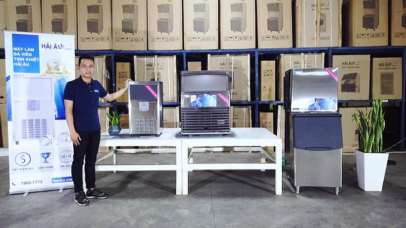 Máy làm đá viên Hải Âu mang lại những viên đá đảm bảo độ sạch và an toàn cho người sử dụng.