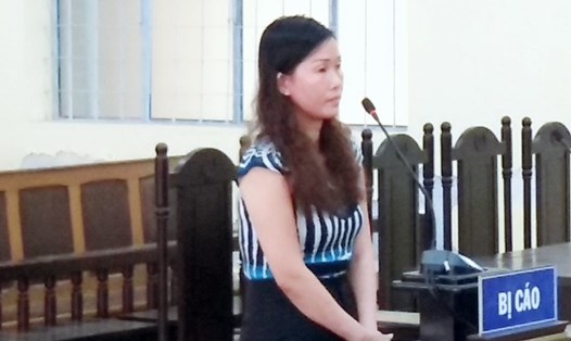 Bà Mai tại phiên tòa phúc thẩm (ảnh N.H)