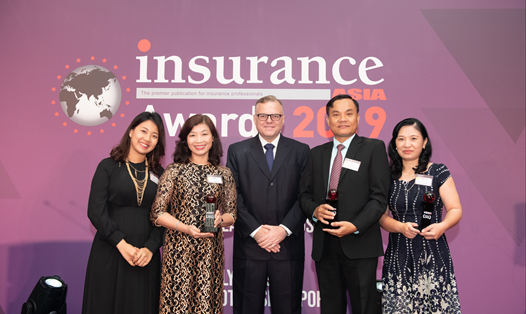 Prudential nhận 3 giải thưởng tại Insurance Asia Awards 2019.
