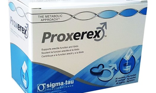 Sản phẩm Proxerex được quảng cáo là thuốc giúp cải thiện chức năng sinh lý. Ảnh minh hoạ.