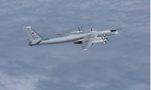 Máy bay ném bom Nga vi phạm không phận Hàn Quốc ngày 20.6.2019. Ảnh: Yonhap