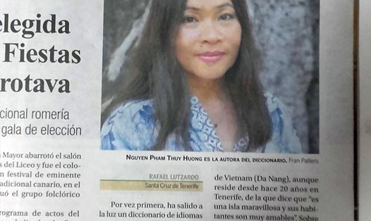 Tác giả công trình Tự điển Việt Nam- Tây Ban Nha được giới thiệu trên báo chí địa phương