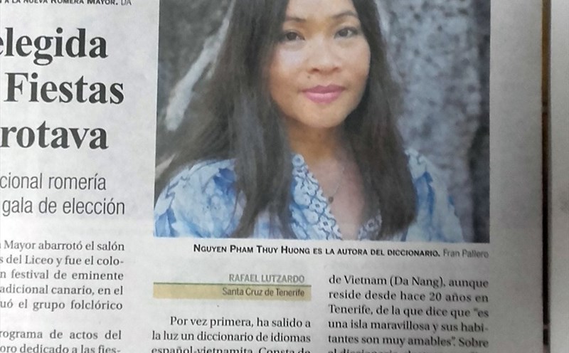 Tác giả công trình Tự điển Việt Nam- Tây Ban Nha được giới thiệu trên báo chí địa phương