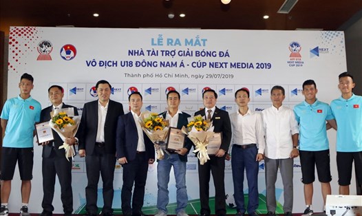 Giải U18 Đông Nam Á 2019 sẽ mang tên Giải bóng đá U18 Đông Nam Á - cúp Next Media 2019. Ảnh: T.N