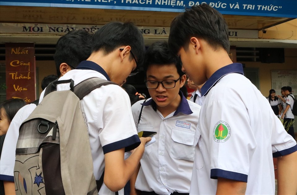 Học sinh thi lớp 10 năm học 2019-2020. Ảnh: Anh Nhàn Học sinh thi lớp 10 năm học 2019-2020. Ảnh: Anh Nhàn