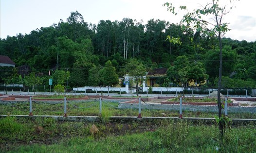 Công viên nông thôn mới tại xã Xuân Lĩnh-công trình bị rút ruột 336 triệu đồng. Ảnh: PV