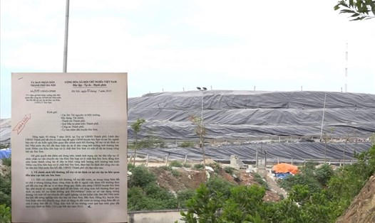 UBND TP Hà Nội vừa có văn bản chỉ đạo tháo gỡ khó khăn vướng mắc liên quan đến công tác GPMB khi Nhà nước thu hồi đất tại các dự án khu vực Khu LHXLCT Sóc Sơn. Ảnh: PV.
