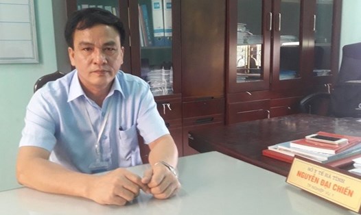 Ông Nguyễn Đại Chiến tại buổi làm việc với PV Lao Động. Ảnh: Trần Tuấn