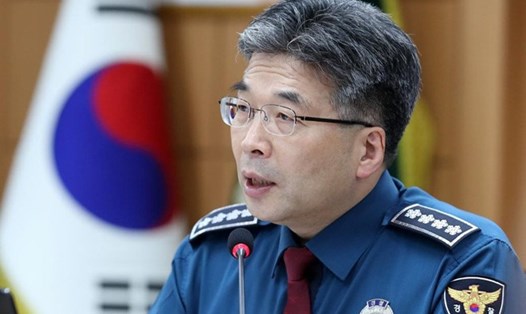 Ông Min Gap Ryong, Giám đốc Cơ quan Cảnh sát Quốc gia của Hàn Quốc. Ảnh: Yonhap.