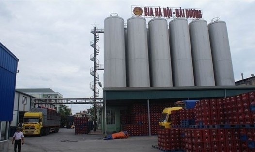 Nhà máy bia Hải Dương - nơi anh H tử vong - ảnh CTV