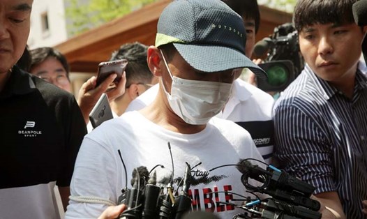 Người chồng Hàn Quốc bị bắt sau vụ bạo hành vợ Việt gây xôn xao. Ảnh: Yonhap.