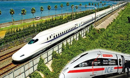 Bộ KH&ĐT cho rằng việc đầu tư dự án đường sắt tốc độ 350 km/giờ chỉ để chở khách mà không phục vụ vận tải hàng hóa là quá dư thừa và lãng phí. Ảnh minh hoa. AT.