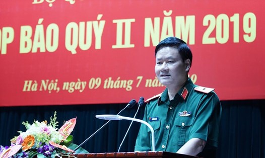 Thiếu tướng Nguyễn Văn Đức – Cục trưởng Cục Tuyên huấn. Ảnh T.Vương
