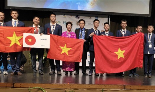 Đoàn Việt Nam giành giải lớn tại kỳ thi năm 2019. Ảnh: SHN