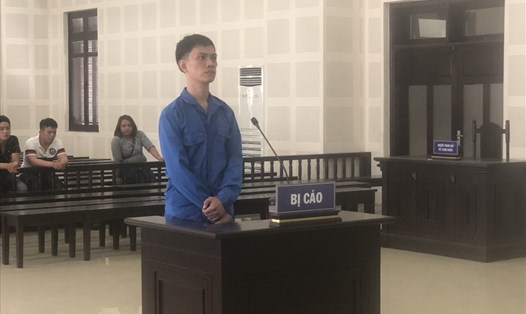 Bị cáo Trương Văn Hậu tại tòa. Ảnh: V.X