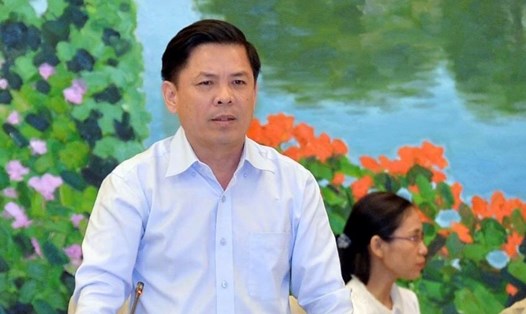 Bộ trưởng Bộ Giao thông Vận tải Nguyễn Văn Thể. Ảnh N.B