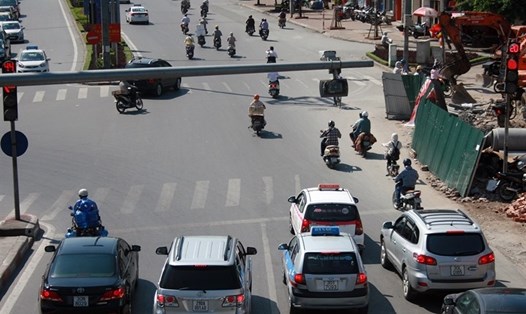 Hàng trăm  nút giao thông, cửa ngõ ra vào TP, tuyến phố của Hà Nội đã được lắp đặt camera đảm bảo ANTT, TTATGT. Ảnh: PV