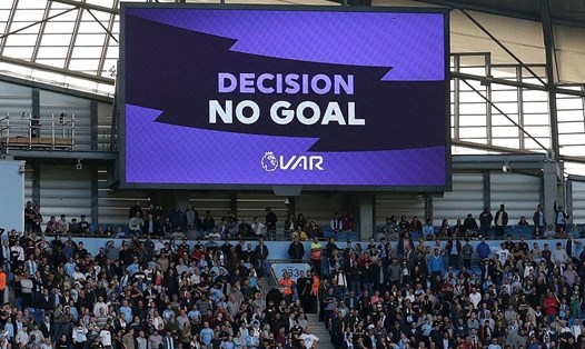 Sự can thiệp của VAR khiến Man City không thể có 3 điểm trọn vẹn. Ảnh: Getty Images.