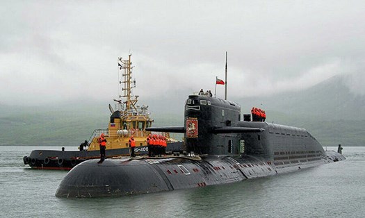 Tàu ngầm hạt nhân K-433 dự án 667BDR “Kalmar” (Con mực). Ảnh: Sputnik
