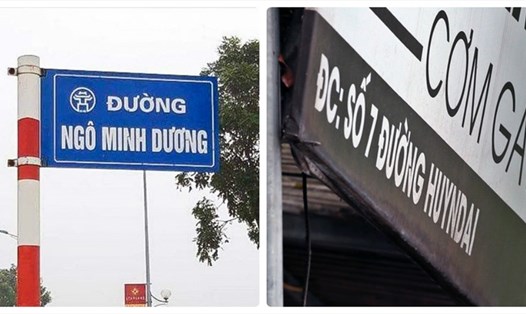 Tên đường tự phát tại Hà Nội.