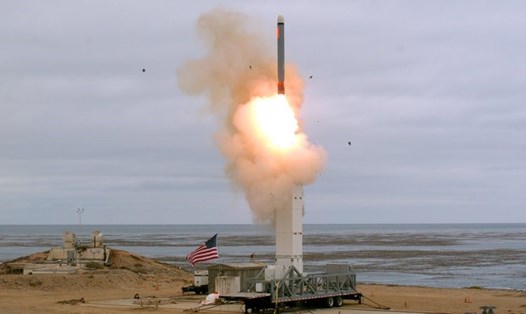 Tên lửa Mỹ phóng ngày 18.8. Ảnh: AP.