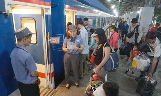 Đường sắt Việt Nam sẽ tăng 50 chuyến phục vụ hành khách dịp Quốc khánh 2.9. Ảnh: PV