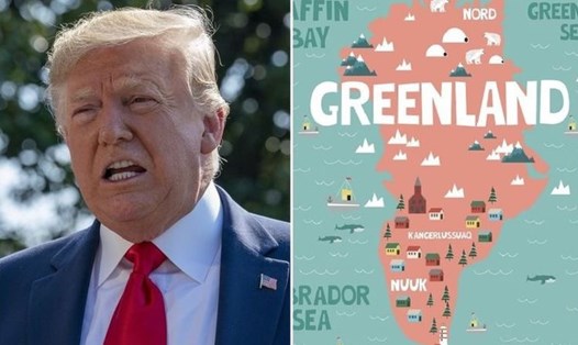 Tổng thống Donald Trump muốn mua đảo Greenland của Đan Mạch. Ảnh: BBC
