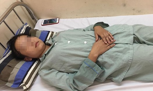 Bệnh nhân A đang điều trị tại Bệnh viện Đa khoa tỉnh Lạng Sơn. Ảnh do BV cung cấp
