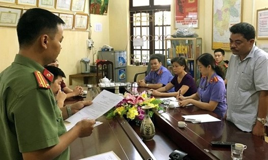 5 bị can bị truy tố liên quan tới gian lận thi cử ở Hà Giang. Ảnh CACC
