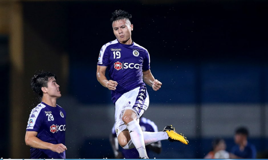 Quang Hải chỉ về nhì ở cuộc bình chọn bàn thắng đẹp nhất tuần của AFC. Ảnh: AFC