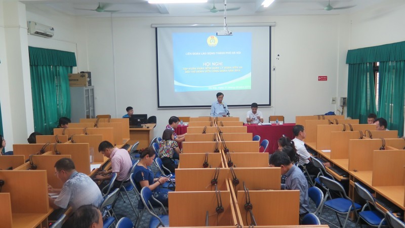 LĐLĐ TP.Hà Nội tập huấn triển khai phần mềm quản lý đoàn viên.