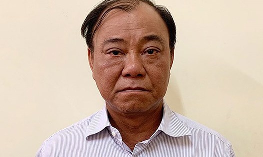 Bị can Lê Tấn Hùng (cựu Tổng giám đốc Tổng Cty Nông nghiệp Sài Gòn - TNHH Một thành viên (SAGRI). Ảnh: TL
