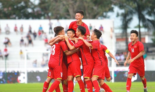 U15 Việt Nam đã có chiến thắng ấn tượng ngày ra quân. Ảnh: HN