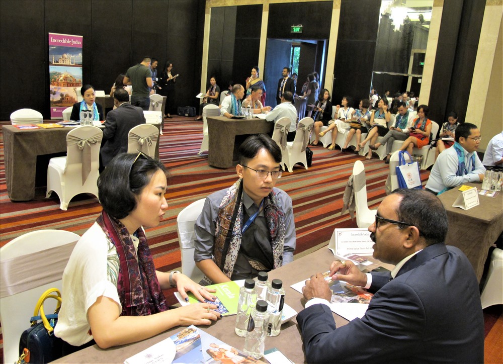 Chương trình "Ấn Độ diệu kỳ'' kết nối sự hợp tác giữa các đối tác du lịch và hàng không của Việt Nam và Ấn Độ. Ảnh: L.Q.V