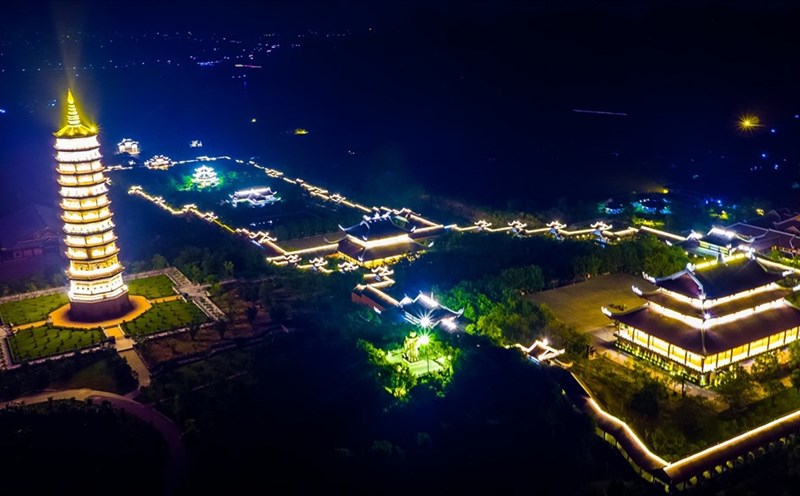 Chùa Bái Đính nơi sẽ diễn ra lễ khai mạc Năm Du lịch Quốc gia 2020. Ảnh: Phương Hà