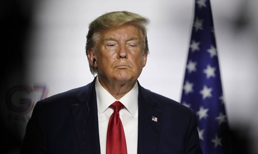 Bên lề hội nghị thượng đỉnh G7, Tổng thống Donald Trump cho biết Trung Quốc đã gọi điện cho Mỹ đề xuất nối lại đàm phán thương mại. Ảnh: AP