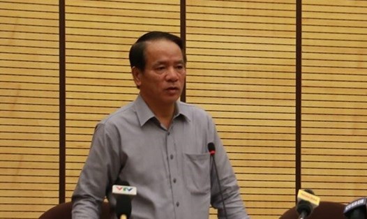 Phó Tổng Thanh tra Chính phủ Nguyễn Văn Thanh thông tin báo chí về vụ đất đai Đồng Tâm.