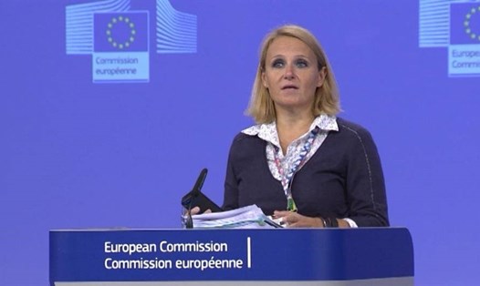 Bà Maja Kocijancic, người phát ngôn của Cao ủy phụ trách đối ngoại và an ninh của EU. Ảnh: Reuters