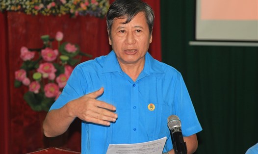 Phó Chủ tịch Thường trực Trần Thanh Hải làm việc với Ban Thường vụ Liên đoàn Lao động tỉnh Đồng Nai. Ảnh: HAC