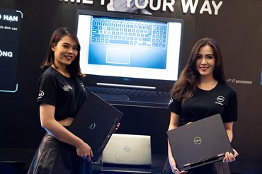 Laptop Gmaing Dell G-Series 2019 với ba mẫu G7, G5, G3 được ra mắt tại sự kiện "Game It Your Way" tại TP.Hồ Chí Minh (ảnh:Đ.Q).